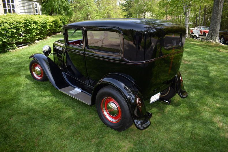 Beautiful Black 1931 Ford Tudor Hot Rod