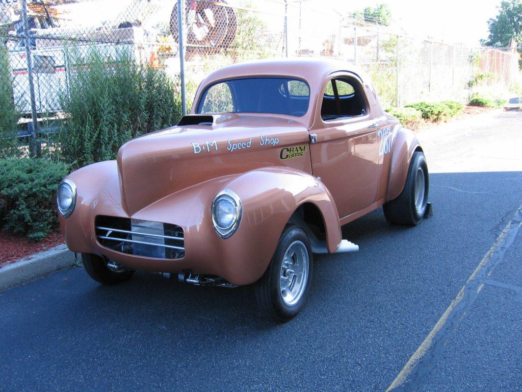 1938 Willys Coupe: “C C Rider” Willys Record Setting 5-time National Champion Gasser