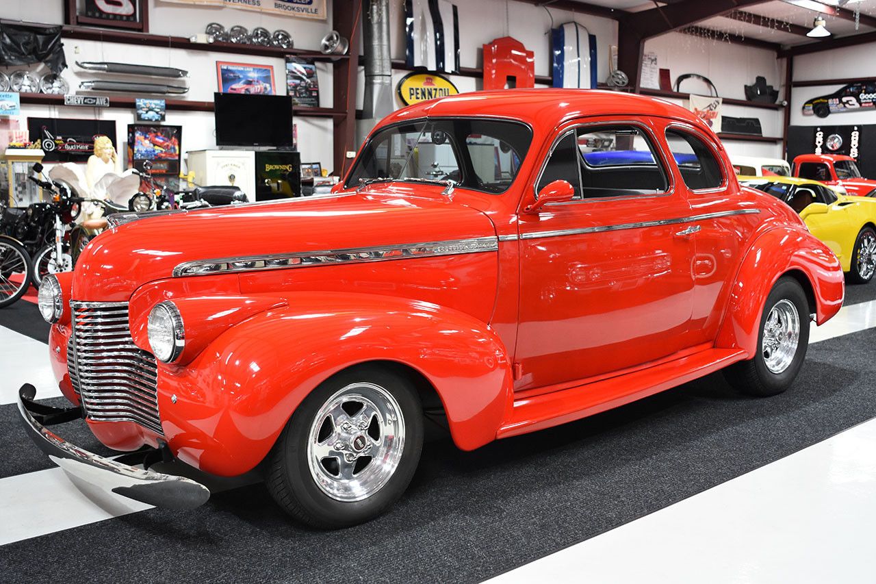 crate small block 1940 Chevrolet Business Coupe hot rod ...