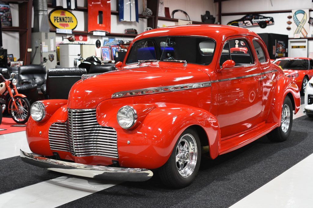 crate small block 1940 Chevrolet Business Coupe hot rod