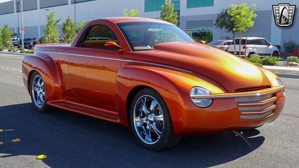 Orange 2003 Chevrolet SSR Convertible