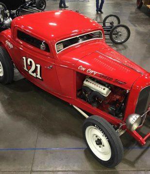 1932 Ford 3 Window &#8220;Drylake Style&#8221; 312 Y Block 2&#215;6 Manifold, 5 Speed for sale