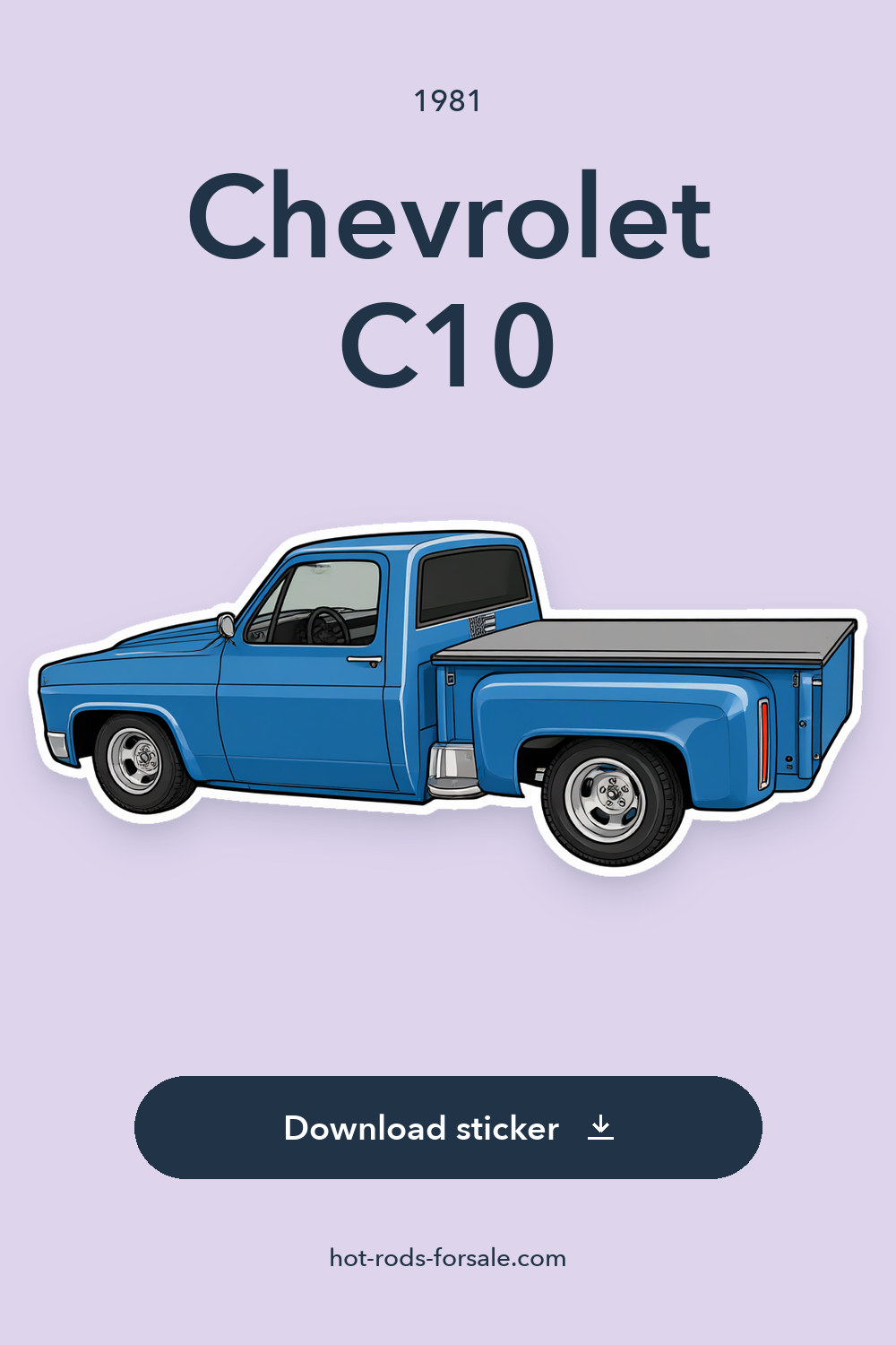 1981 Chevrolet C10 sticker preview