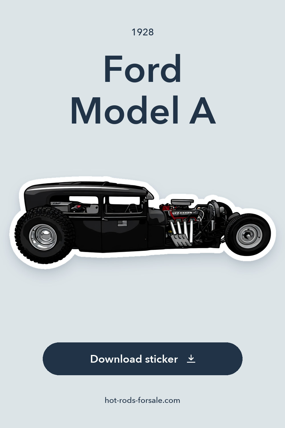 1928 Ford Model A sticker preview