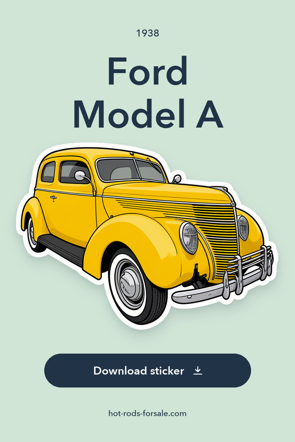 1938 Ford Model A sticker preview