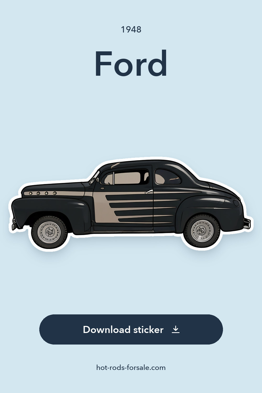 1948 Ford sticker preview